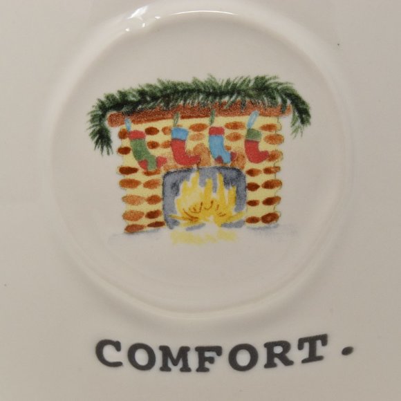 Rae Dunn Comfort Stockings Over Fireplace Mug New Holiday Winter Coffee Cup Gift - Picture 2 of 11